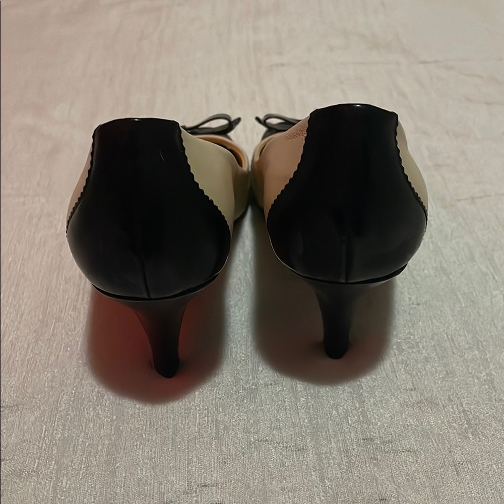 Franco Sarto (IN BOX) Black and Cream Women's Shoes - Picture 3 of 8
